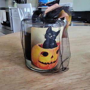 VINTAGE MOONLIGHT & ROSES HALLOWEEN SCENTED CANDLE